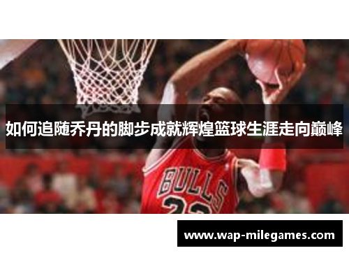 如何追随乔丹的脚步成就辉煌篮球生涯走向巅峰